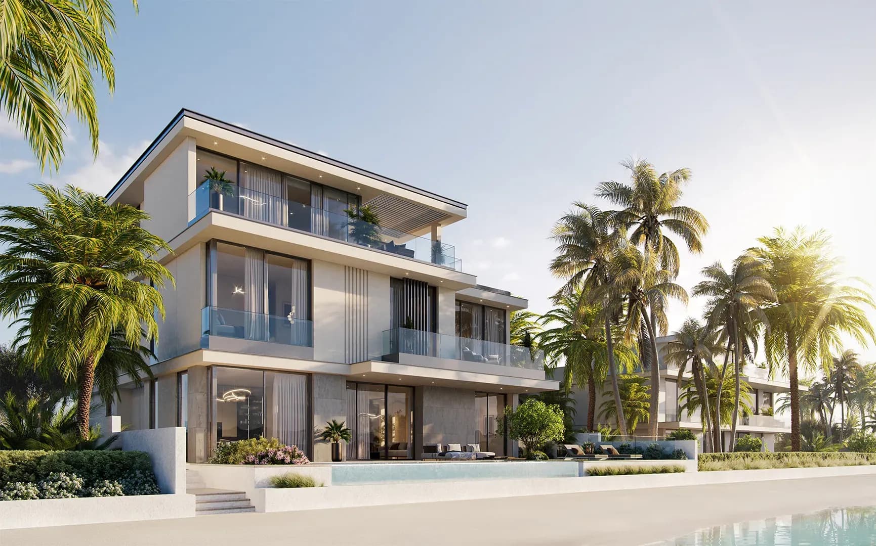 Acquamarina villa design palette exterior