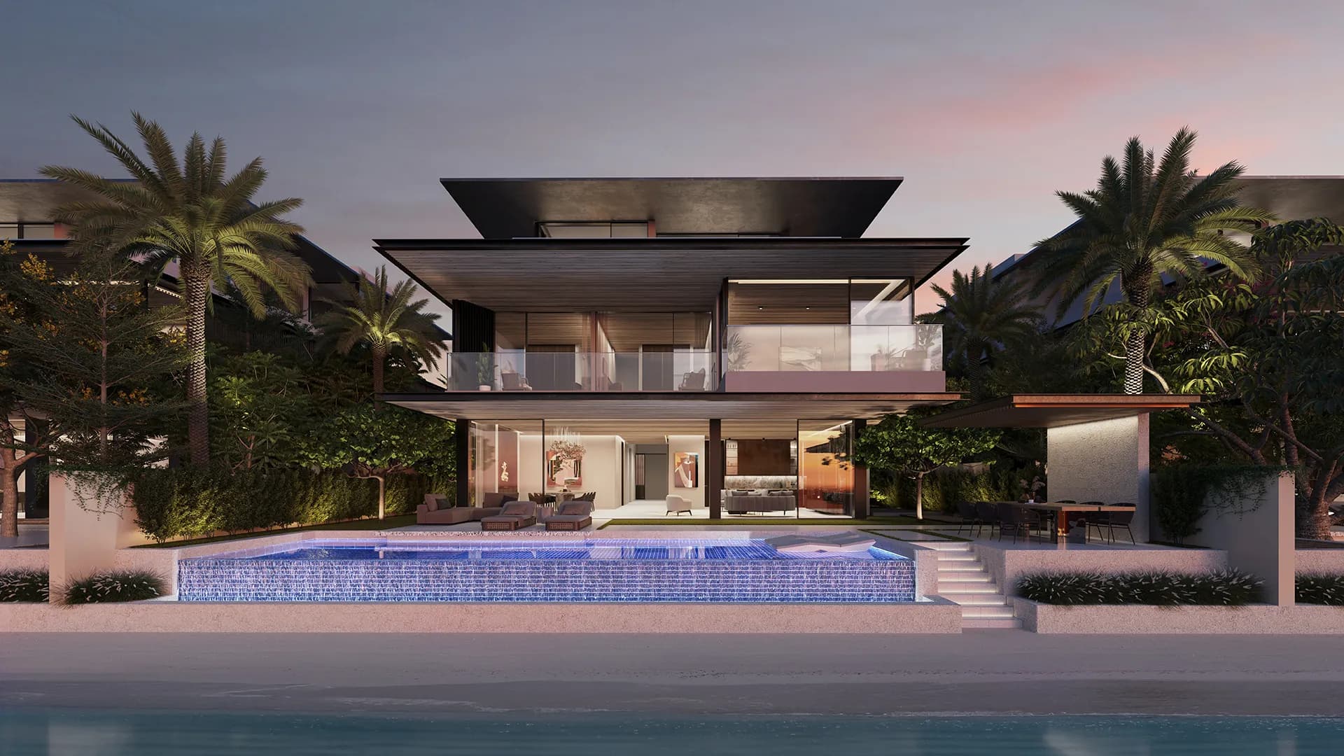 Sapphire villa design palette exterior